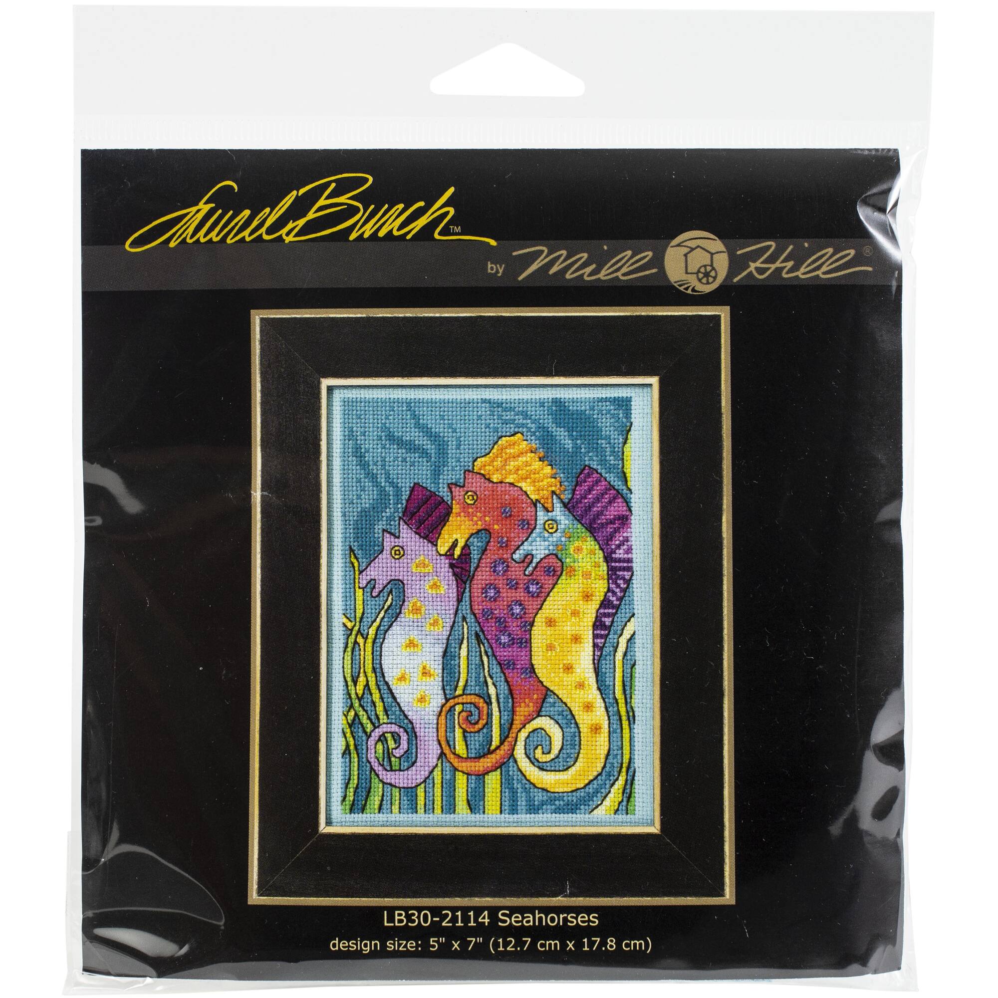 Mill Hill® Laurel Burch™ Sea Horses Beaded Counted Cross Stitch Kit